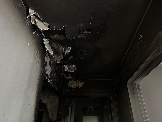 Fire damage restoration